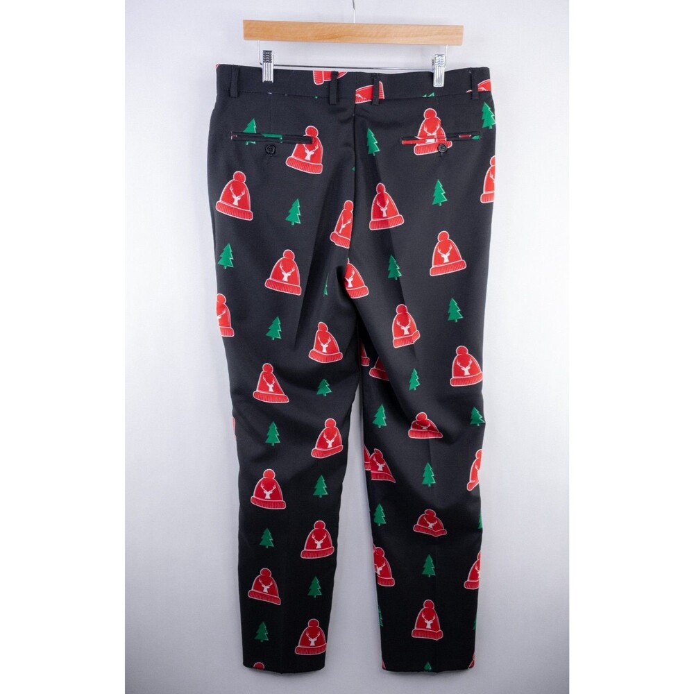 BRAVEMAN Ugly Christmas Blazer Suit 2pc 42R Pants W36xUnhemmed NWT - Picture 15 of 16
